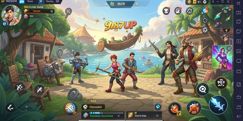 Screenshot gameplay 987UP yang menunjukkan keseruan permainan Casual.