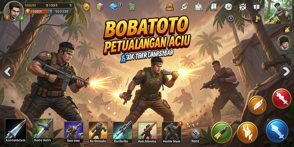 Tampilan gameplay menegangkan dari BOBATOTO yang mengesankan.