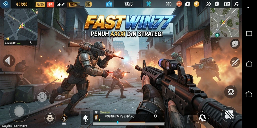 Gameplay seru dengan aksi tembak-menembak di FASTWIN77.