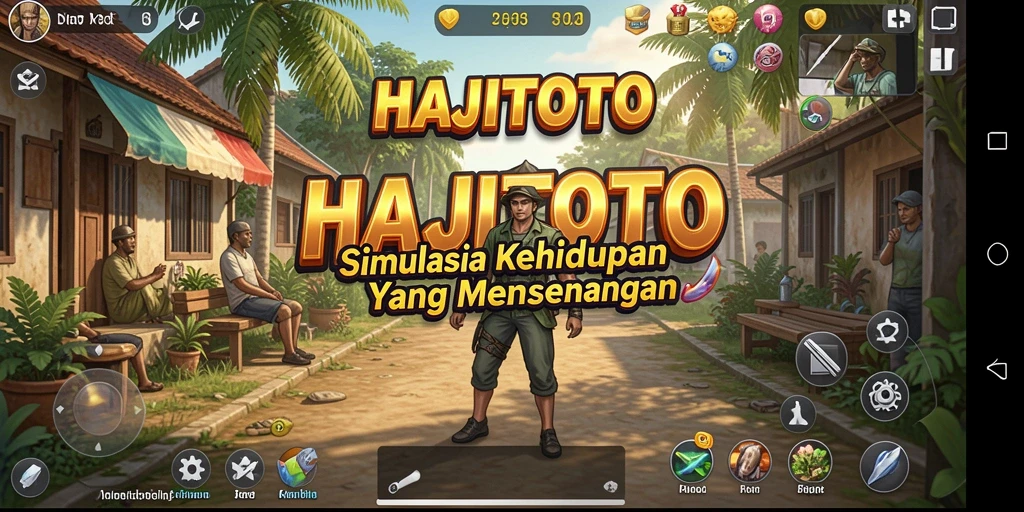 Tampilan gameplay yang menarik dalam HAJITOTO dengan karakter yang beragam.