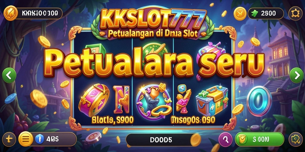 Screenshot gameplay KKSLOT777 menunjukkan aksi petualangan yang menegangkan.