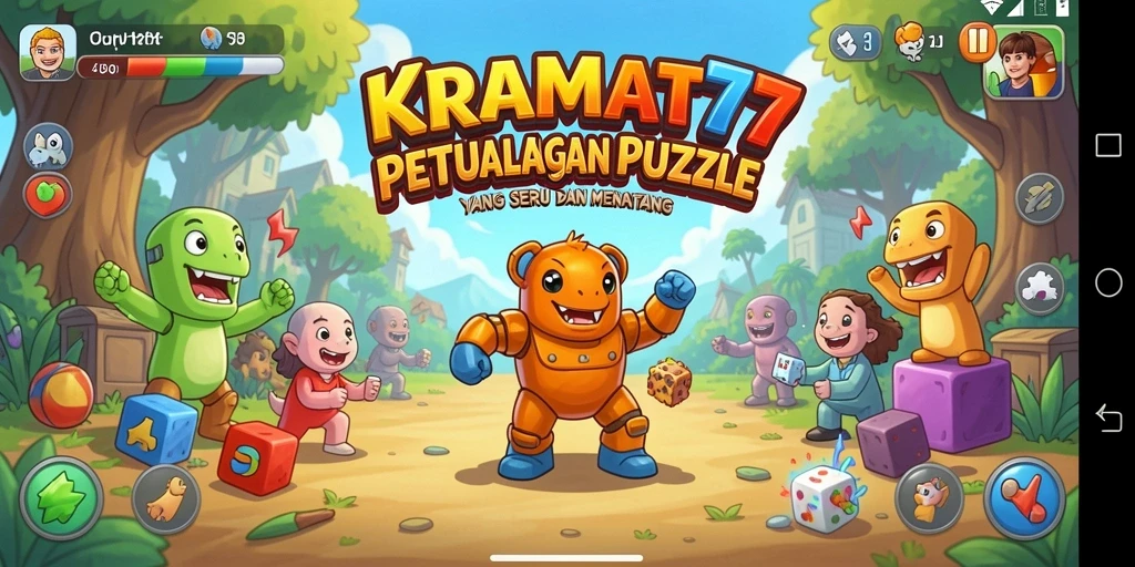 Gameplay seru KRAMAT77 yang menantang otak.